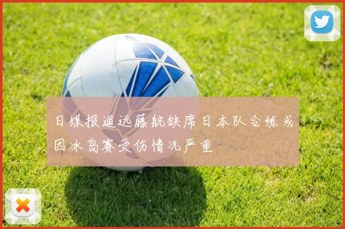 日媒报道远藤航缺席日本队合练或因冰岛赛受伤情况严重